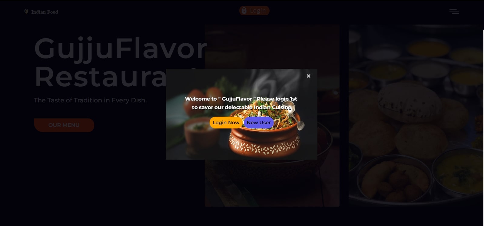 Restaurant Website